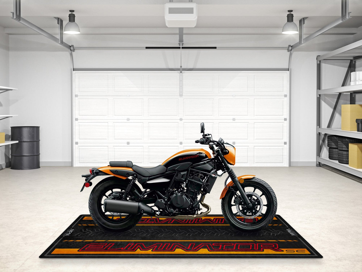 Designed Pit Mat for Kawasaki Eliminator SE Motorcycle - MM7423