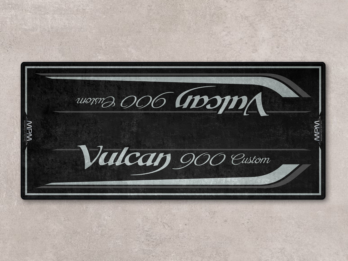 Designed Pit Mat for Kawasaki Vulcan 900 Custom Motorcycle - MM7427
