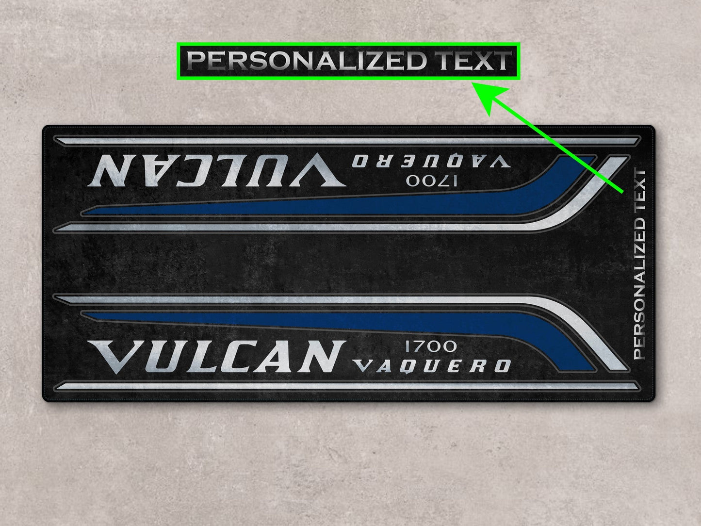 Designed Pit Mat for Kawasaki Vulcan 1700 Vaquero Motorcycle - MM7429