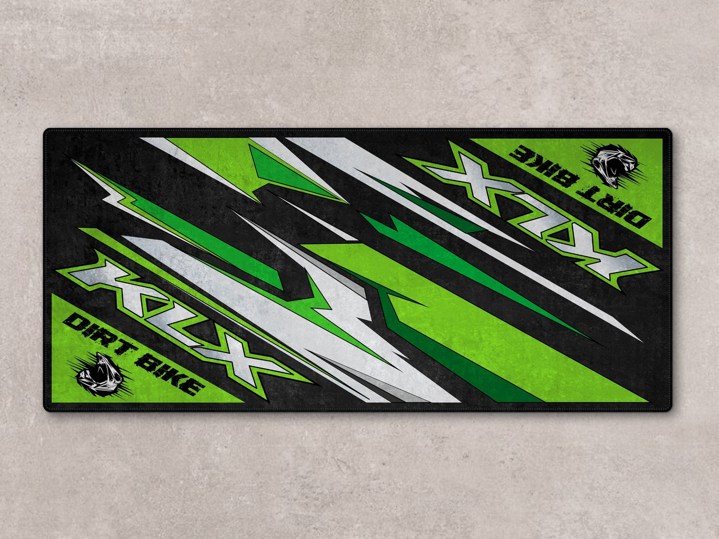 Designed Pit Mat for Kawasaki KLX Motorcycle - MM7432