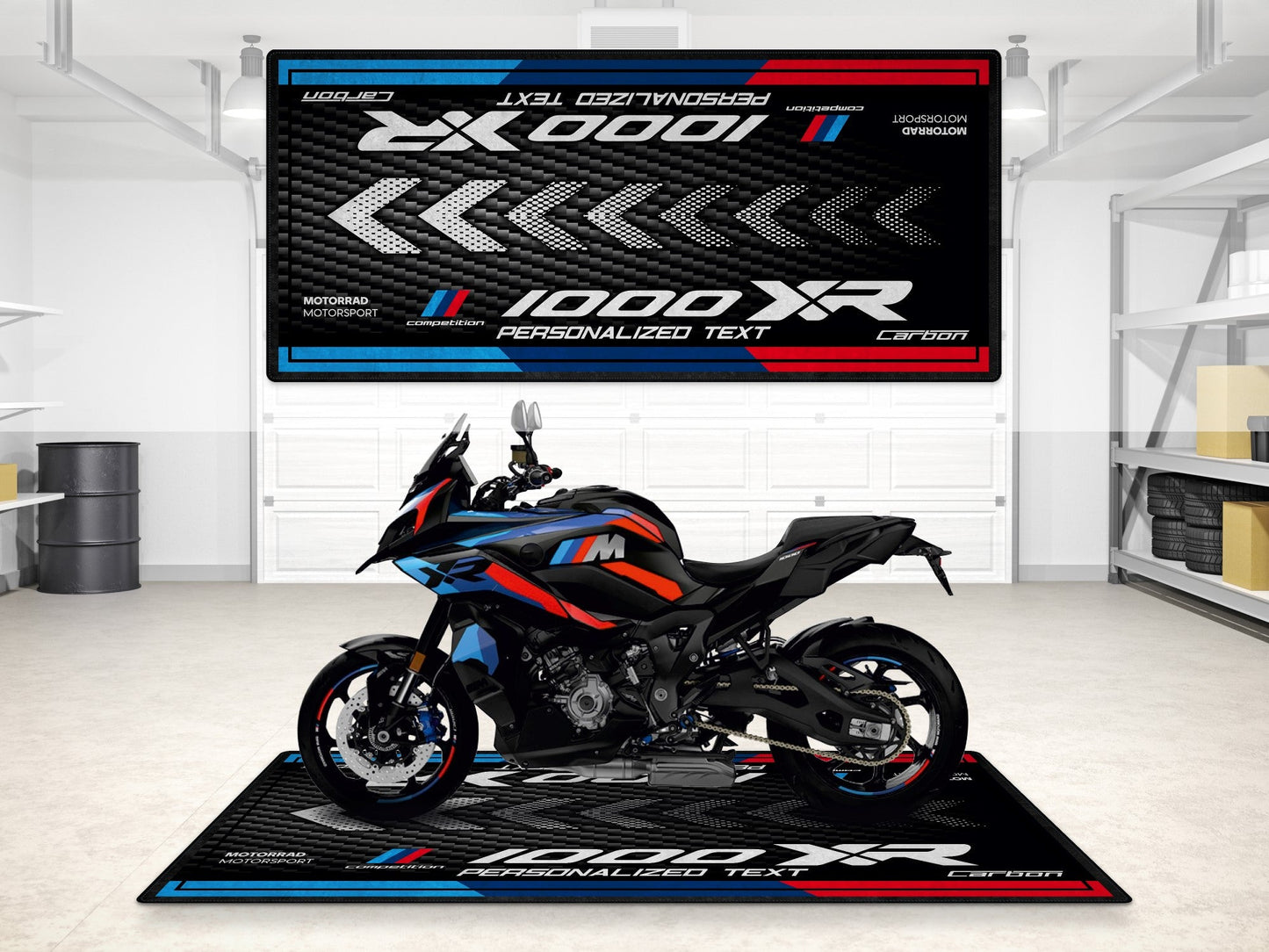 Designed Pit Mat for BMW M1000XR Motorcycle - MM7434