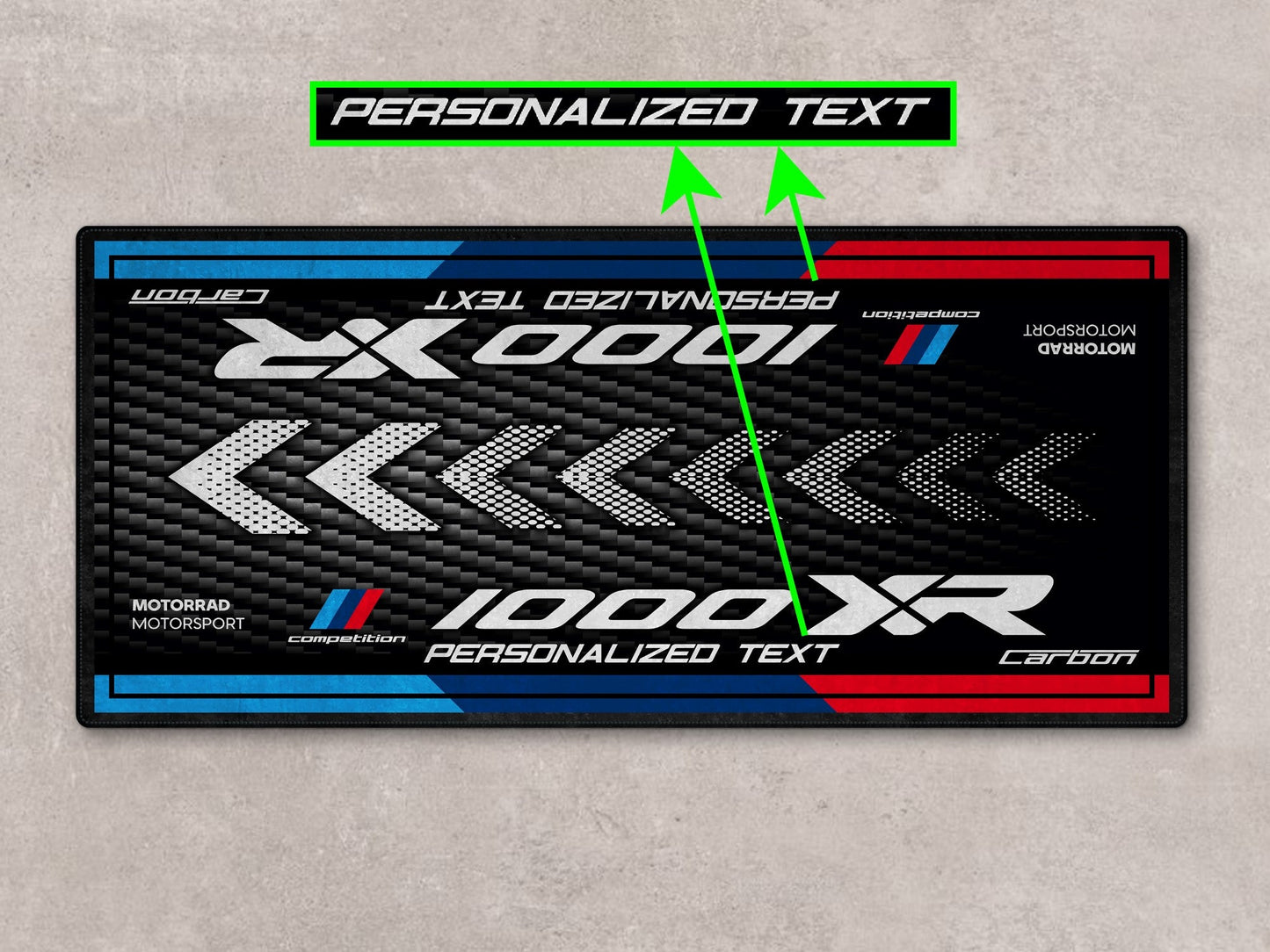Designed Pit Mat for BMW M1000XR Motorcycle - MM7434