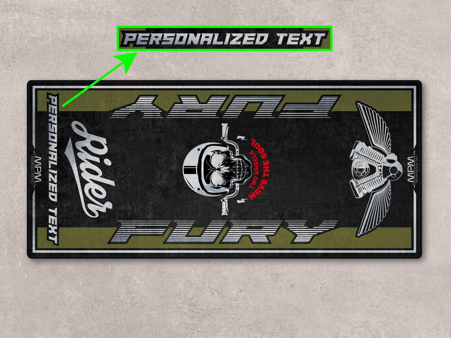 Designed Pit Mat for Honda Fury Motorcycle - MM7435