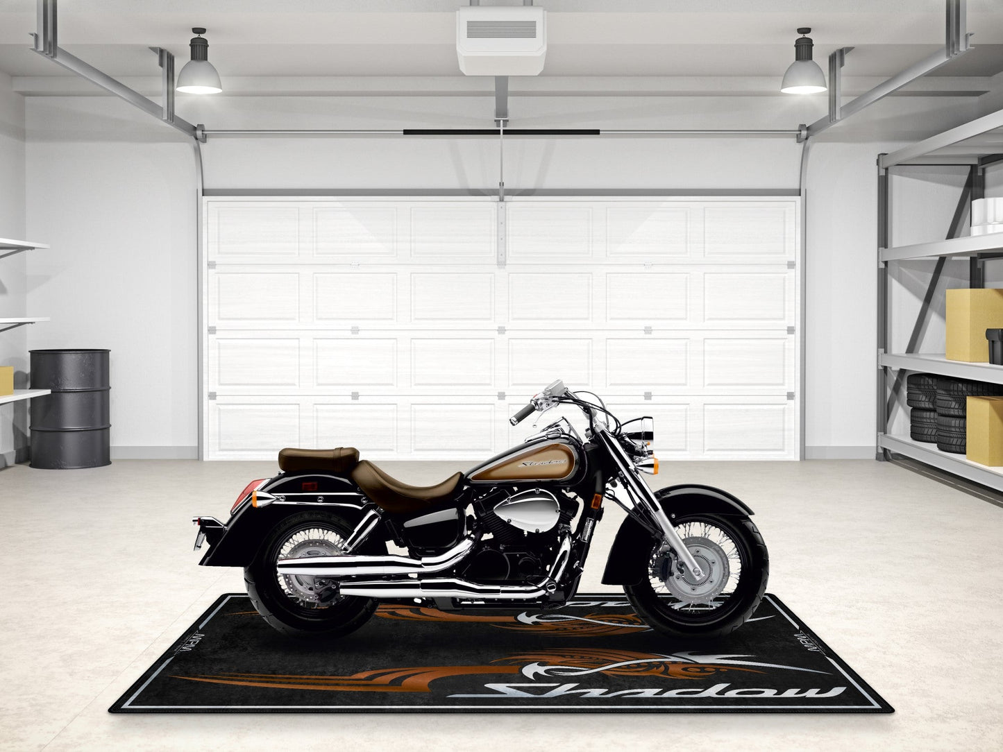 Designed Pit Mat for Honda Shadow Aero Motorcycle - MM7437
