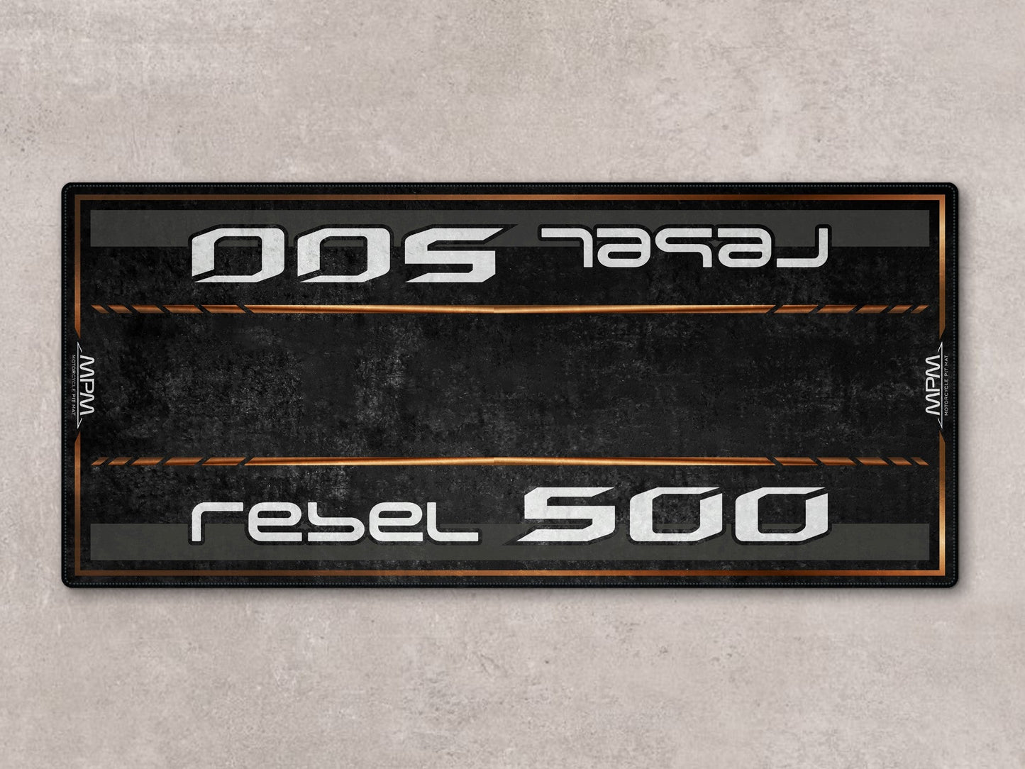 Designed Pit Mat for Honda Rebel 500 Motorcycle - MM7439