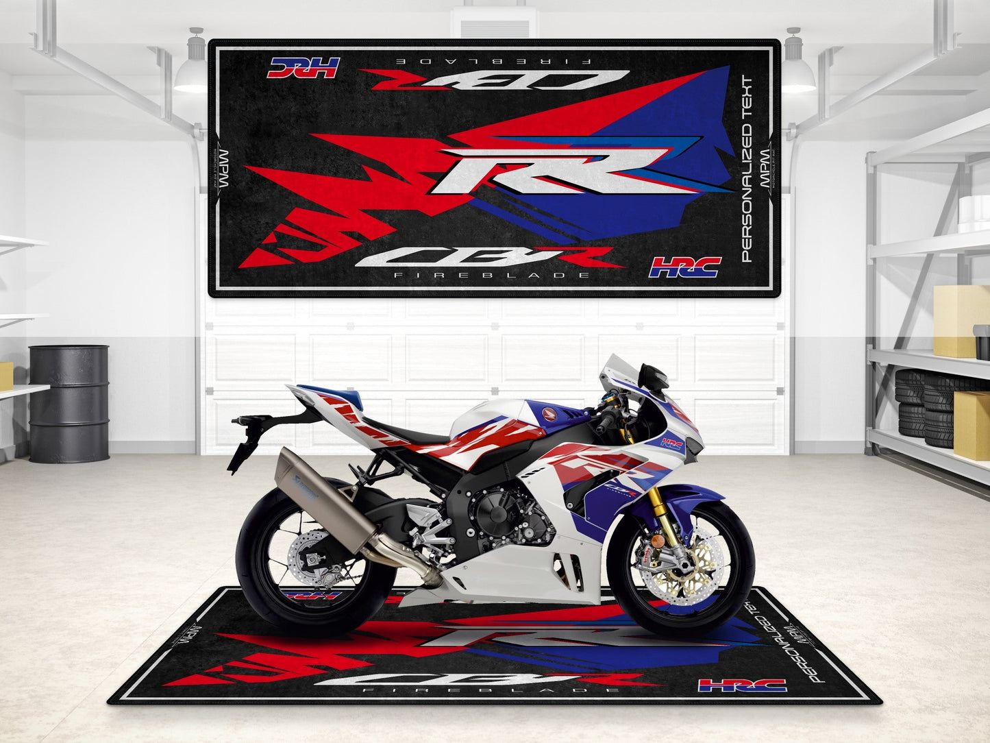 Designed Pit Mat for Honda CBR1000RR-R Fireblade SP Motorcycle - MM7441