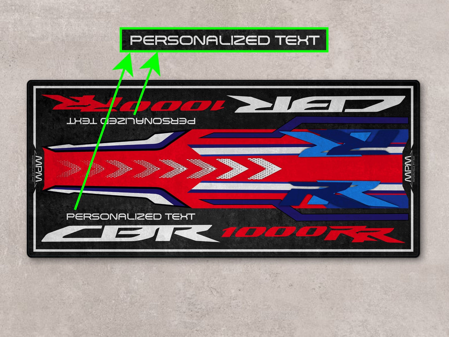Designed Pit Mat for Honda CBR1000RR Motorcycle - MM7442