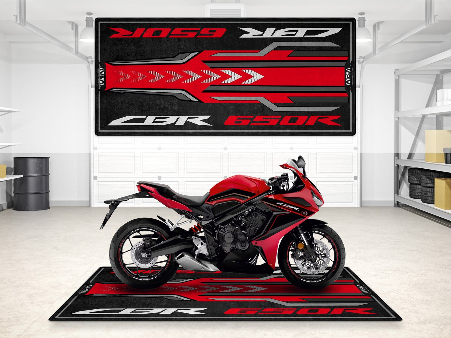 Designed Pit Mat for Honda CBR650R Motorcycle - MM7444