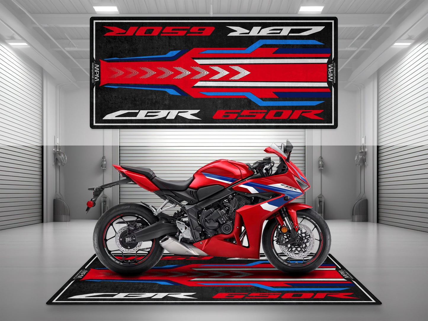 Designed Pit Mat for Honda CBR650R Motorcycle - MM7444