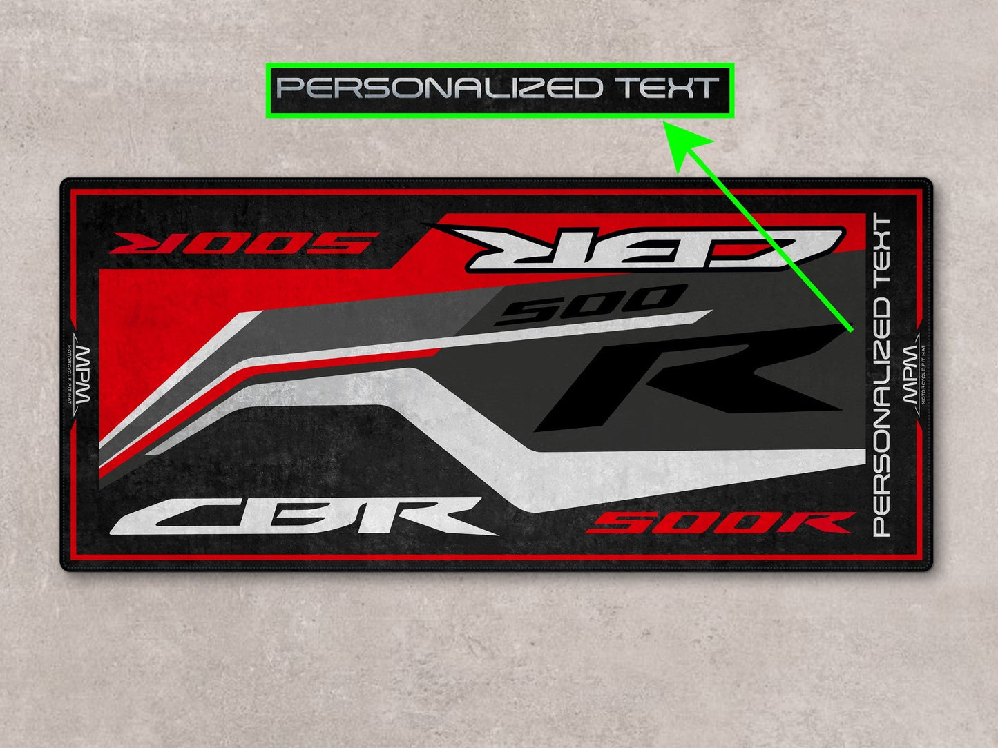 Designed Pit Mat for Honda CBR500R Motorcycle - MM7445