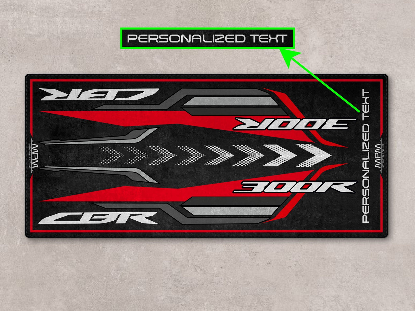 Designed Pit Mat for Honda CBR300R Motorcycle - MM7446
