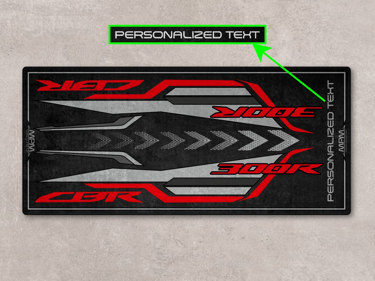 Designed Pit Mat for Honda CBR300R Motorcycle - MM7446