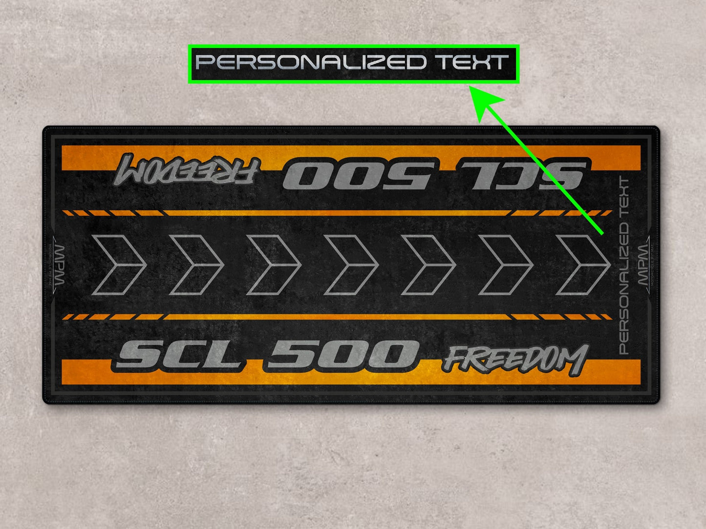 Designed Pit Mat for Honda SCL500 Motorcycle - MM7448
