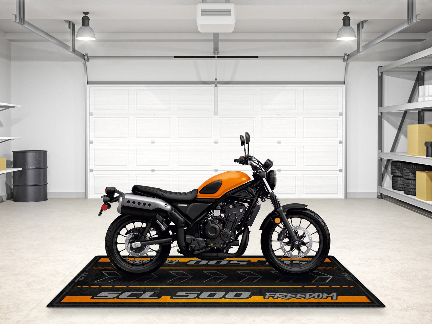 Designed Pit Mat for Honda SCL500 Motorcycle - MM7448