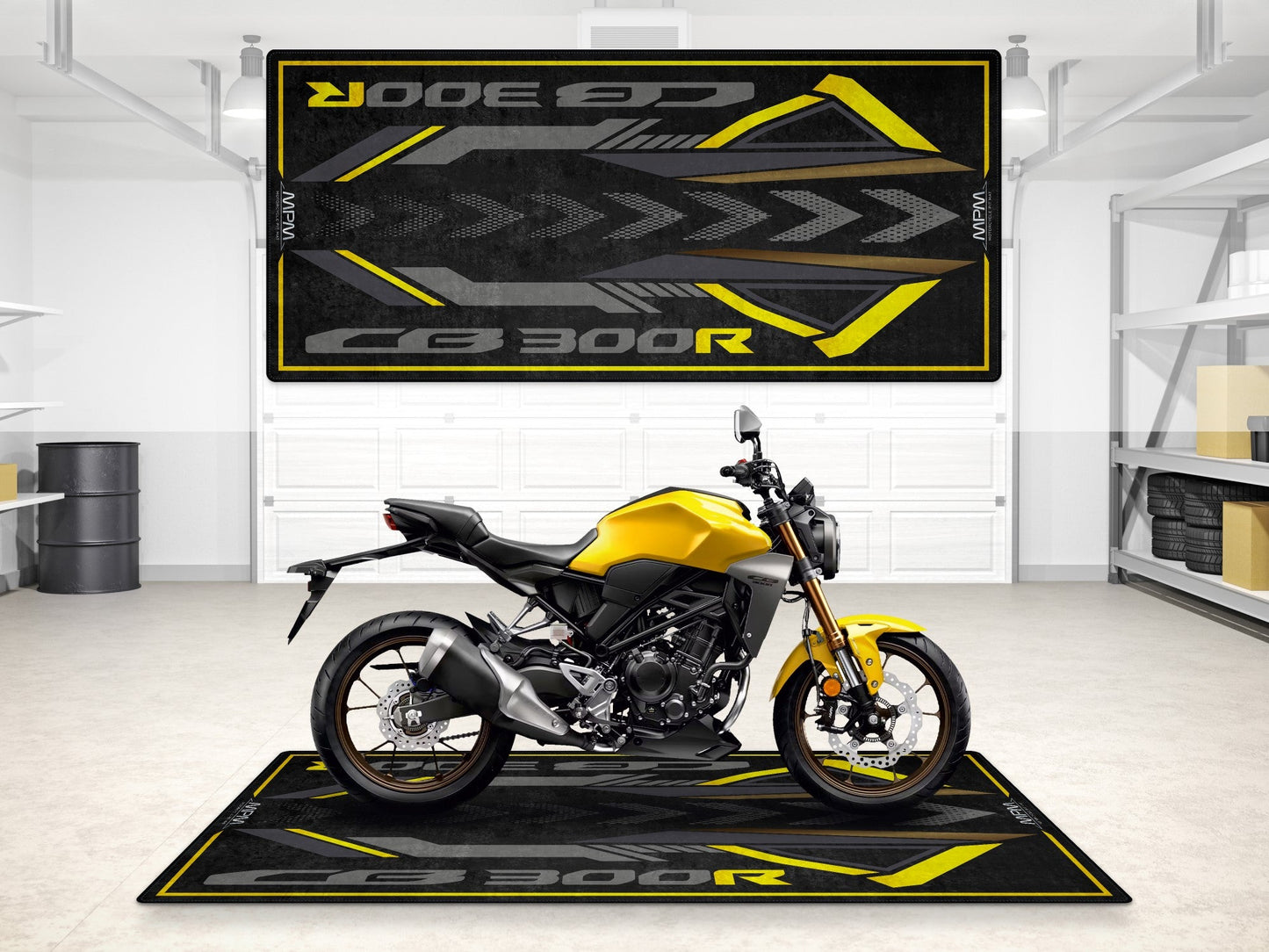 Designed Pit Mat for Honda CB300R Motorcycle - MM7451