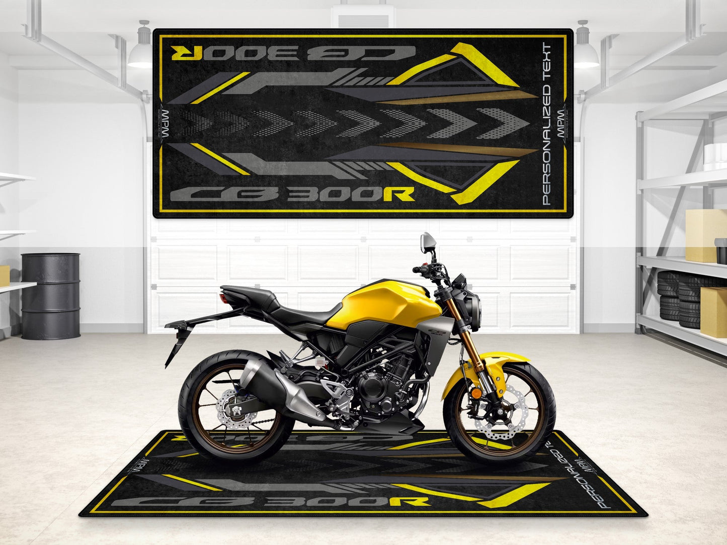 Designed Pit Mat for Honda CB300R Motorcycle - MM7451