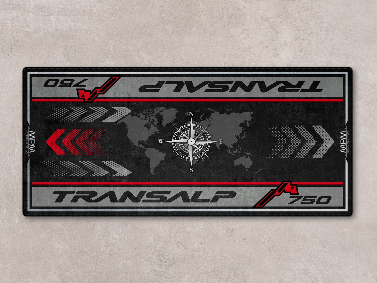 Designed Pit Mat for Honda Transalp 750 Motorcycle - MM7453