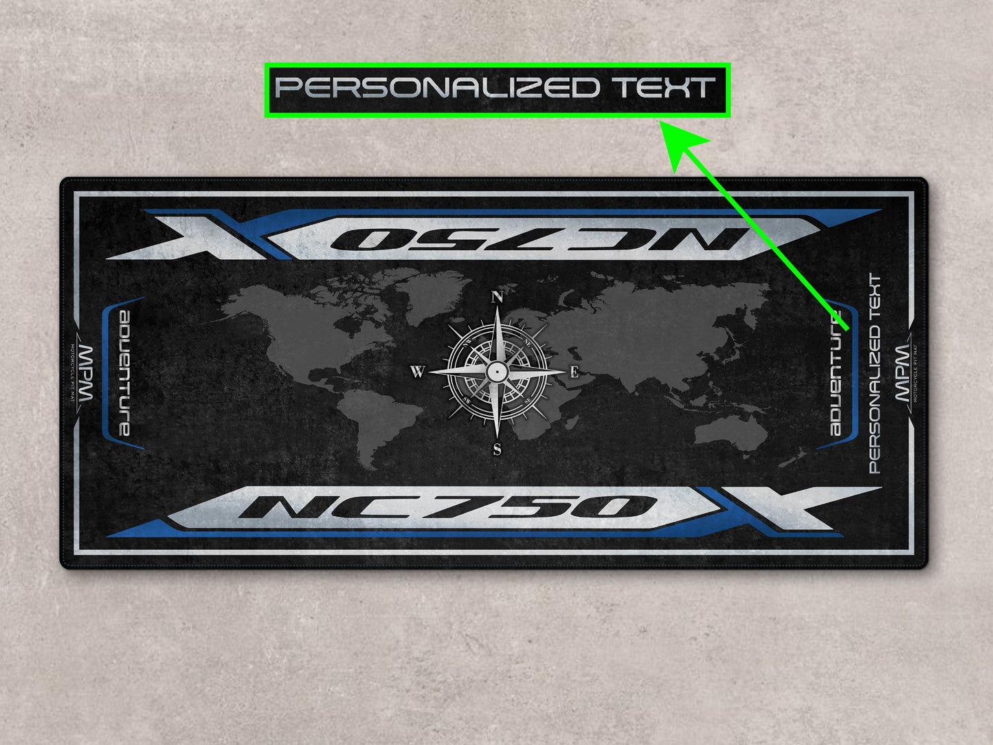 Designed Pit Mat for Honda NC750X Motorcycle - MM7454