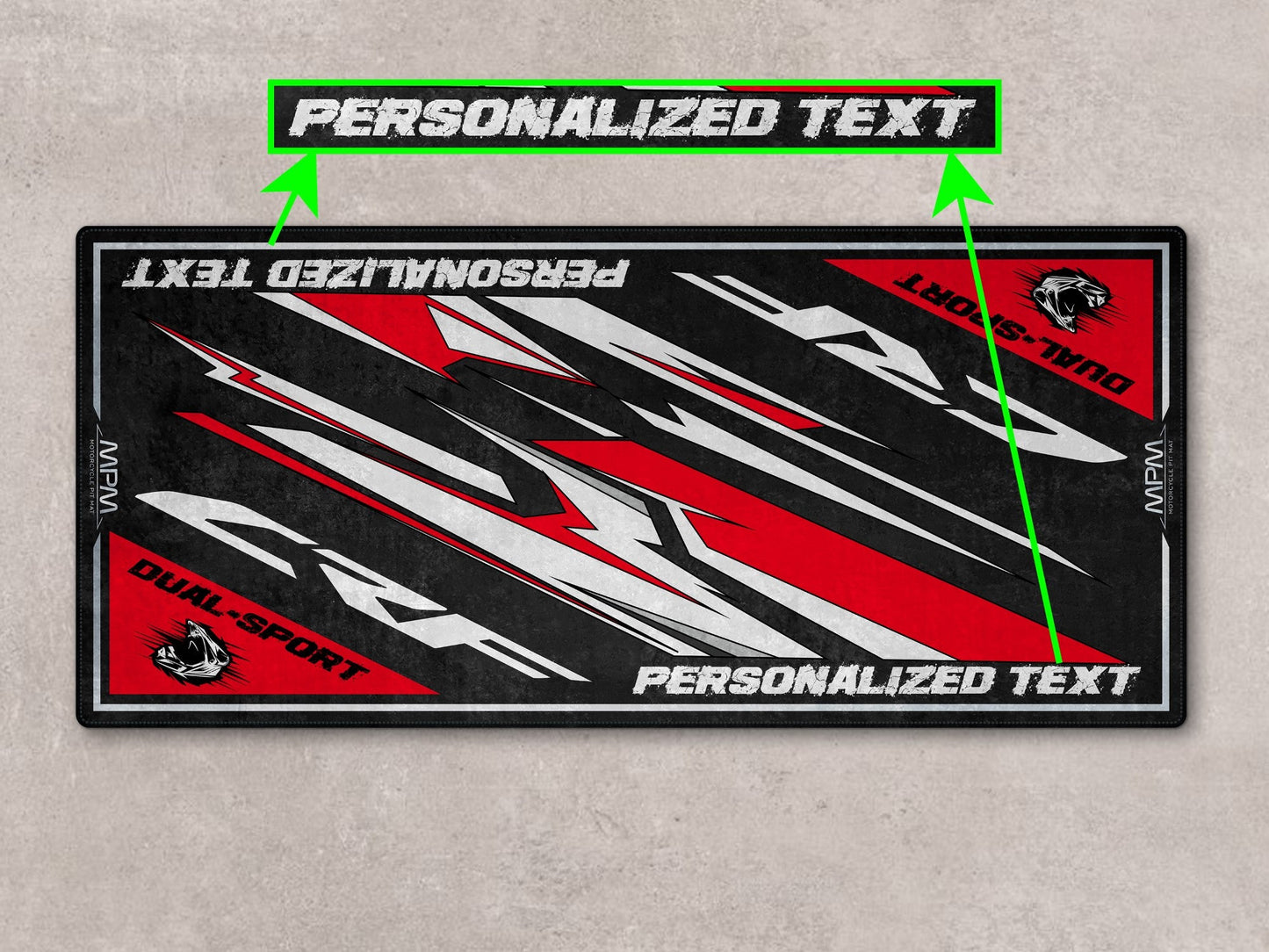 Designed Pit Mat for Honda CRF Motorcycle - MM7457