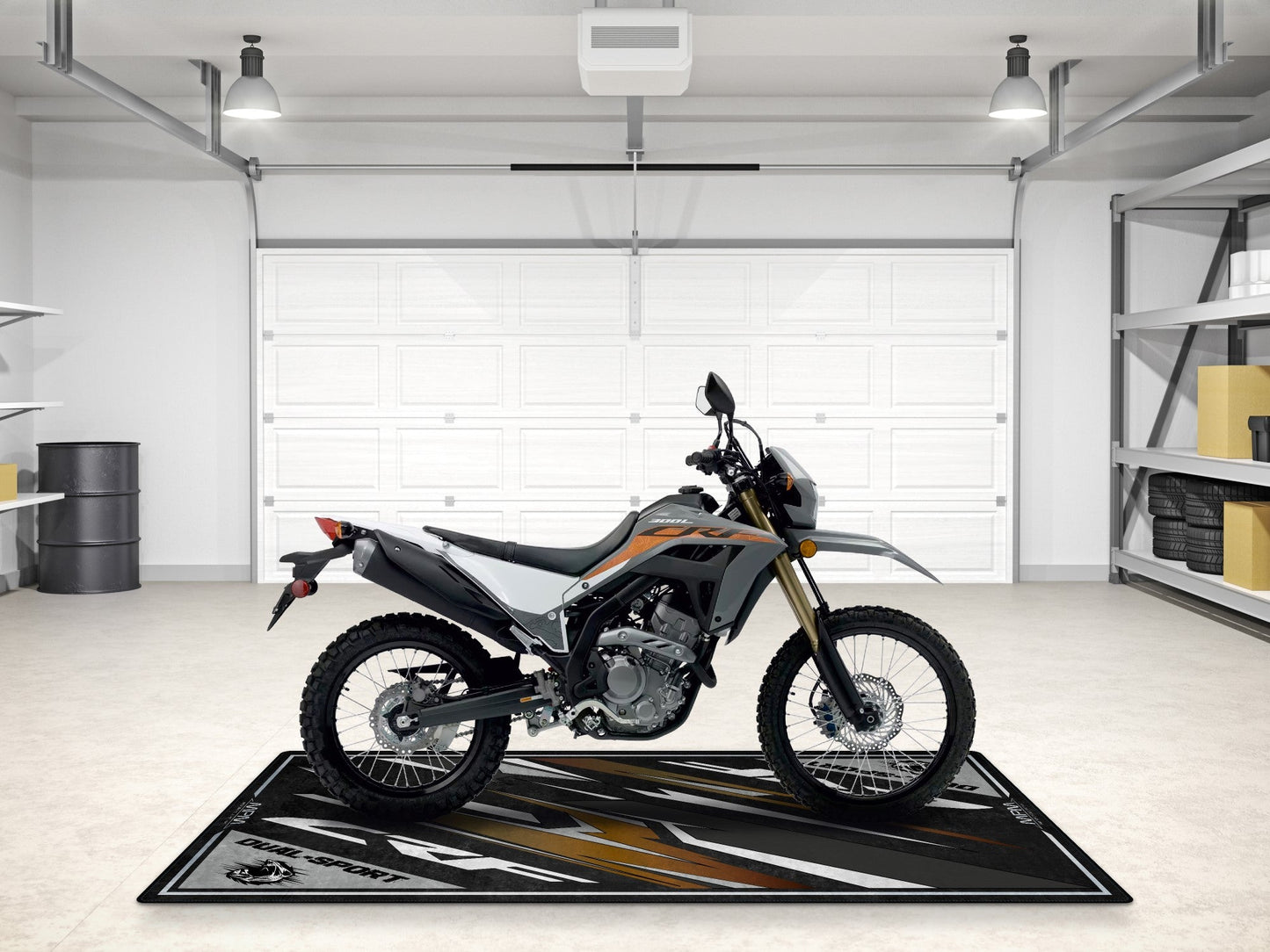 Designed Pit Mat for Honda CRF Motorcycle - MM7457