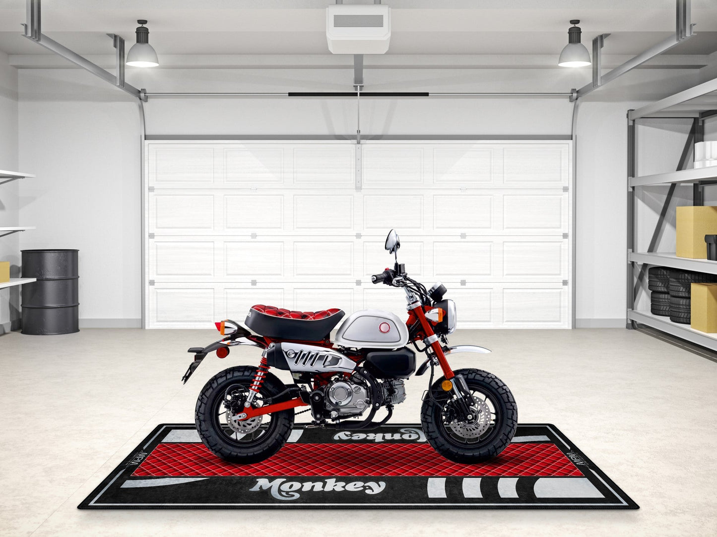 Designed Pit Mat for Honda Monkey Motorcycle - MM7458