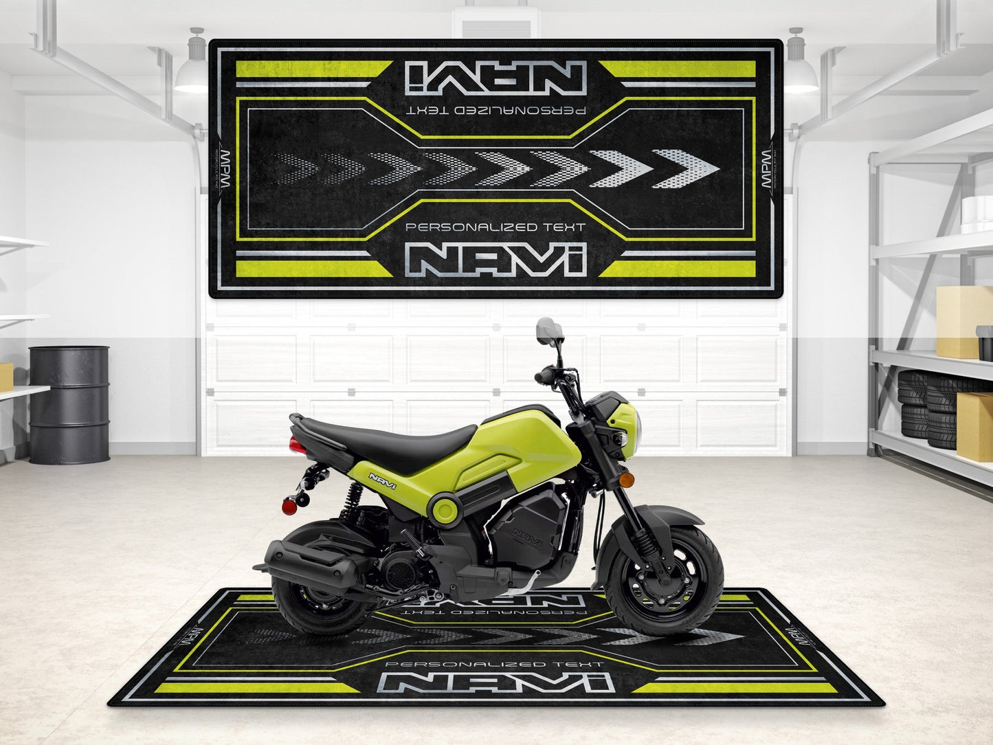 Designed Pit Mat for Honda Navi Motorcycle - MM7459