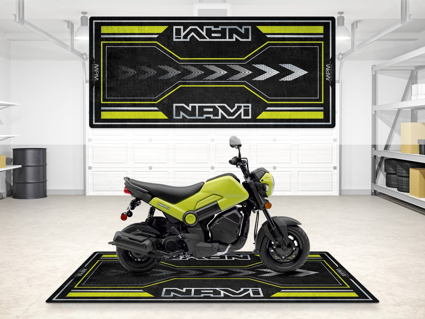 Designed Pit Mat for Honda Navi Motorcycle - MM7459