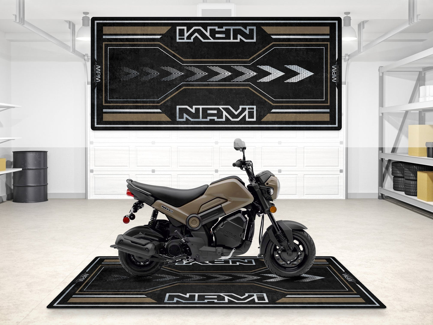 Designed Pit Mat for Honda Navi Motorcycle - MM7459