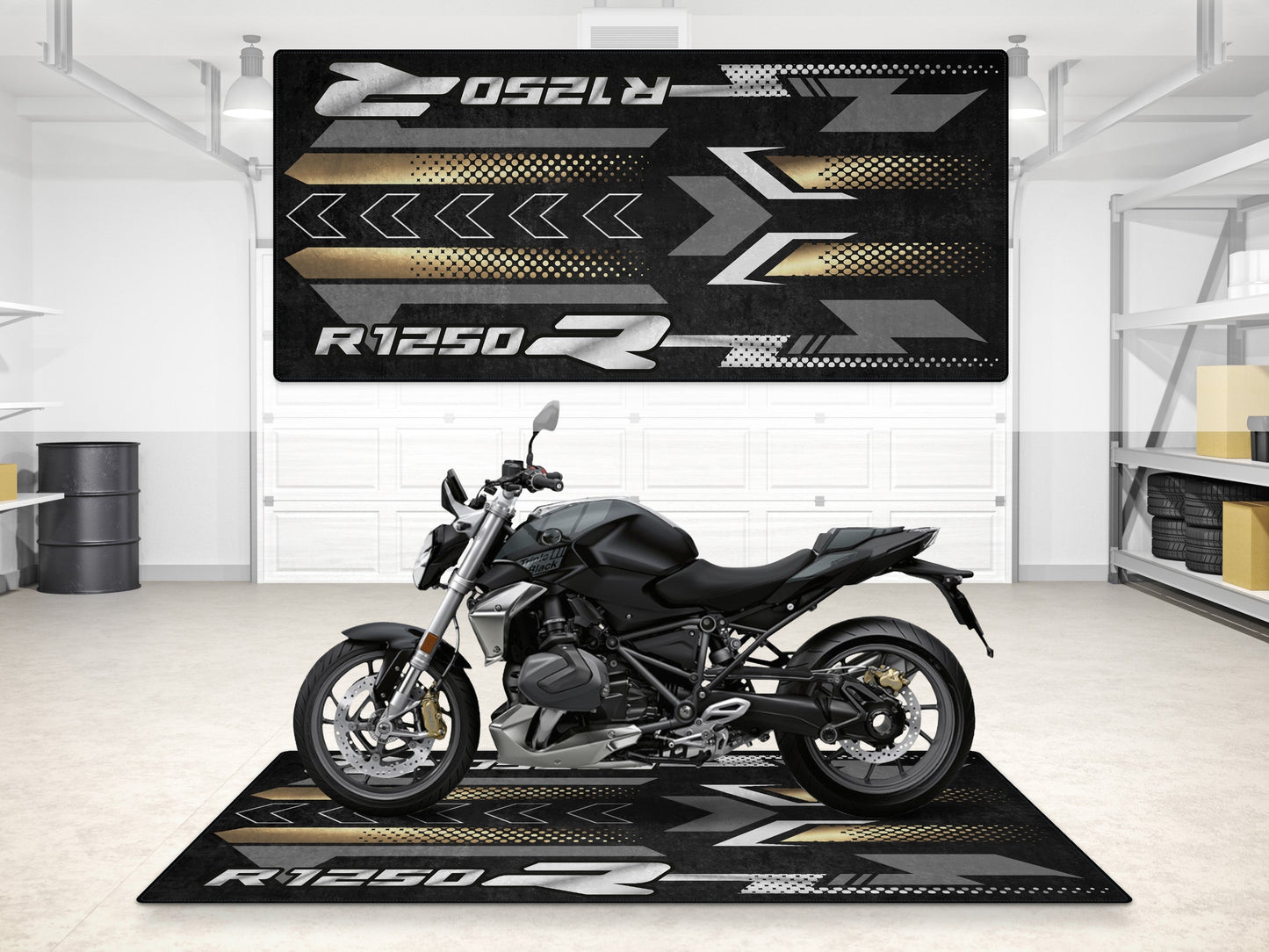 Designed Pit Mat for BMW R1250 R Motorcycle - MM7284