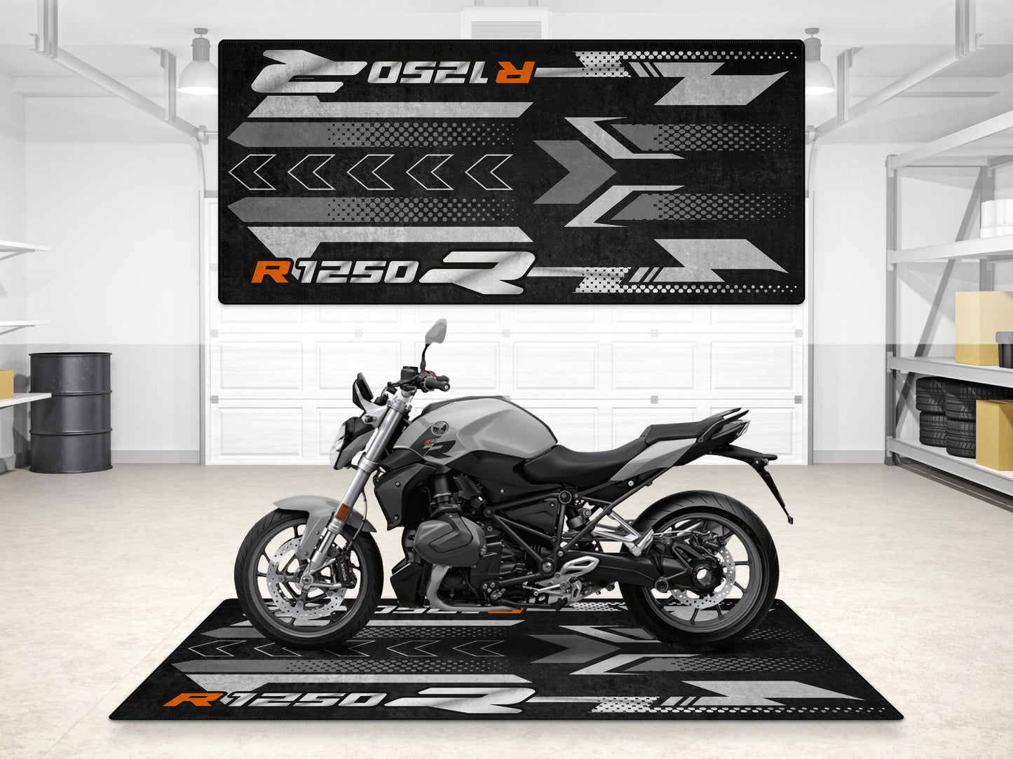 Designed Pit Mat for BMW R1250 R Motorcycle - MM7284