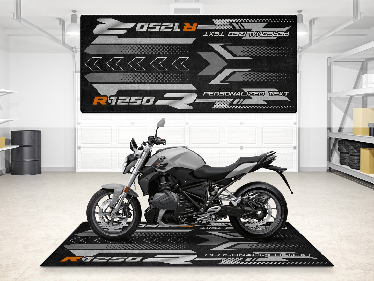 Designed Pit Mat for BMW R1250 R Motorcycle - MM7284