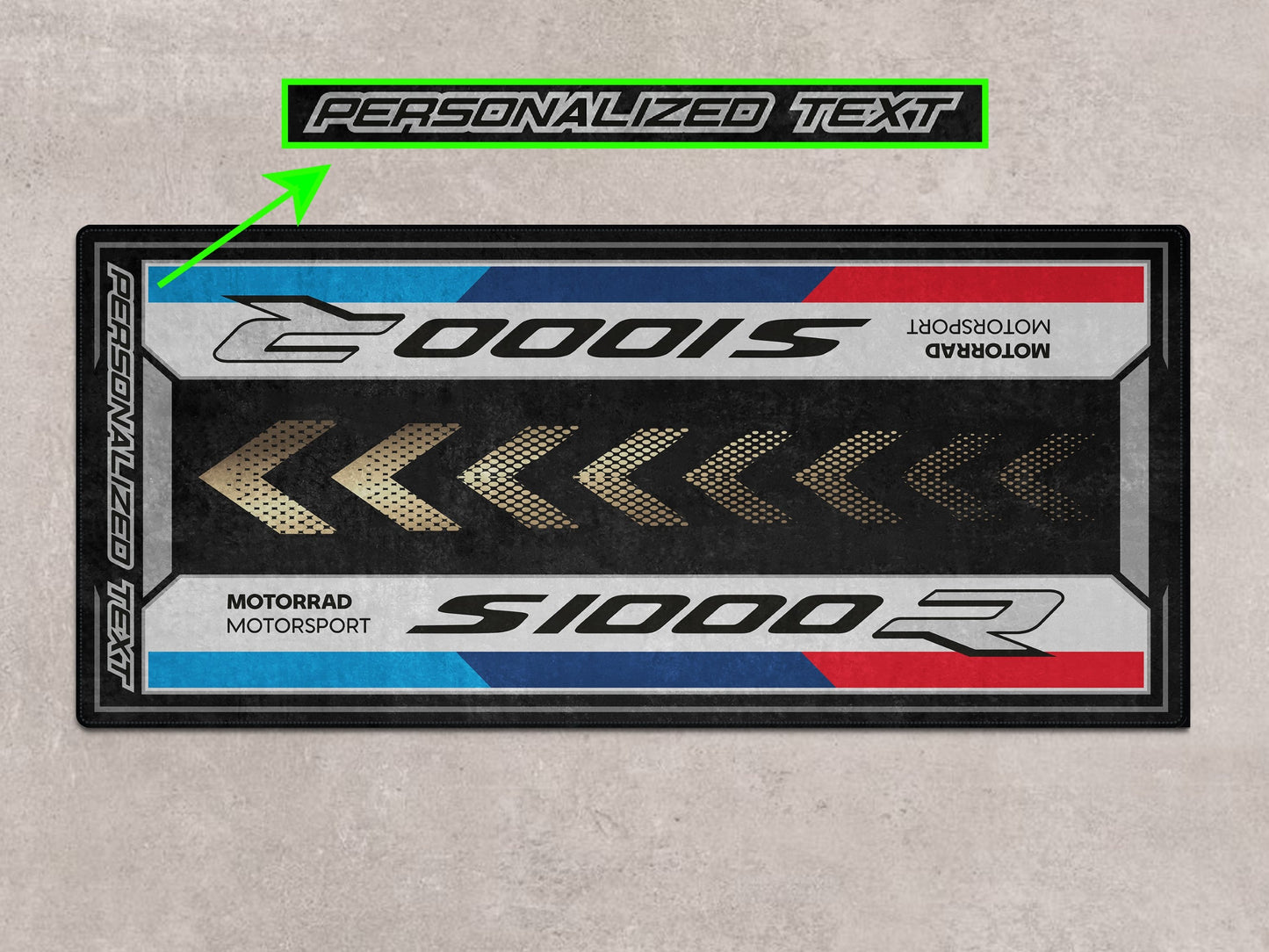 Designed Pit Mat for BMW S1000R Motorcycle - MM7285