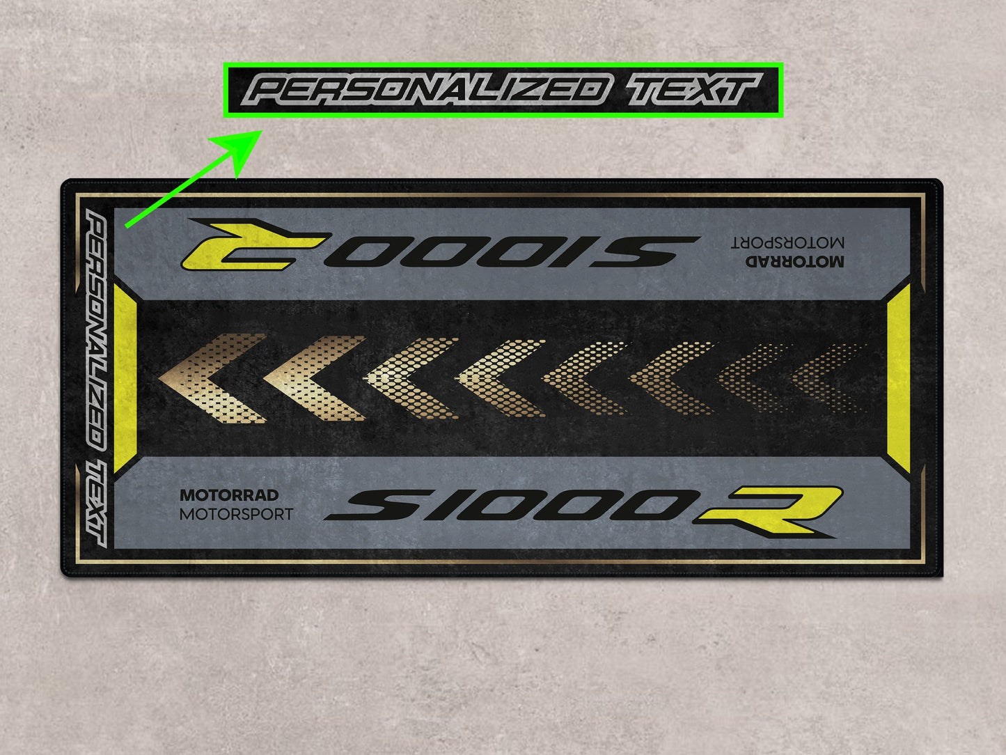 Designed Pit Mat for BMW S1000R Motorcycle - MM7285