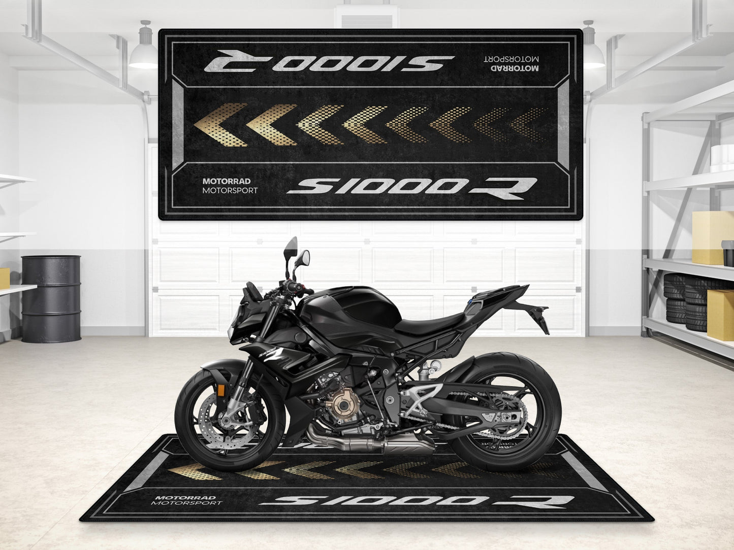 Designed Pit Mat for BMW S1000R Motorcycle - MM7285