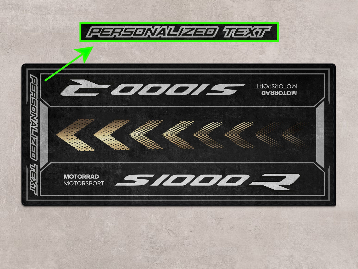 Designed Pit Mat for BMW S1000R Motorcycle - MM7285