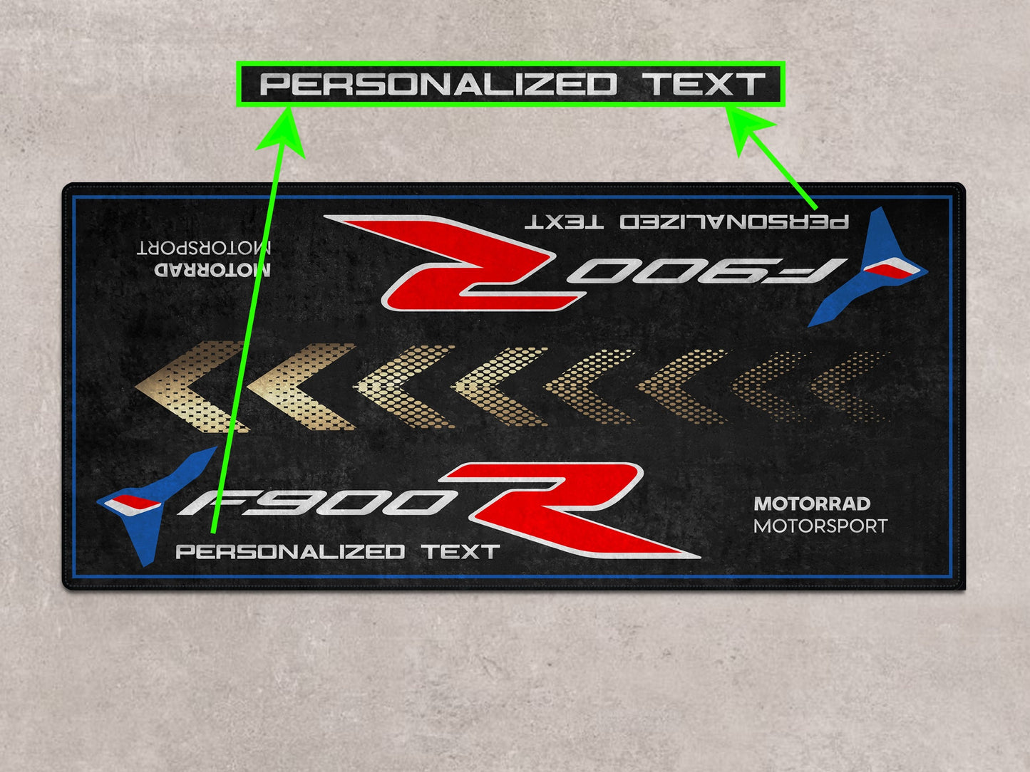 Designed Pit Mat for BMW F900 R Motorcycle - MM7286