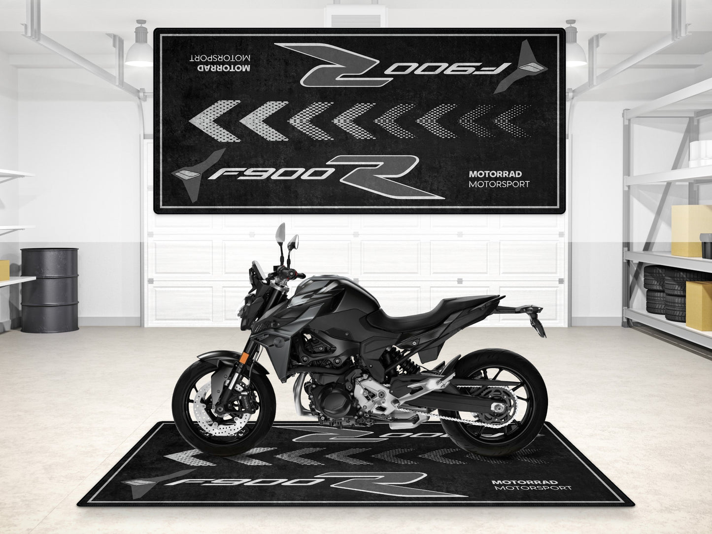 Designed Pit Mat for BMW F900 R Motorcycle - MM7286