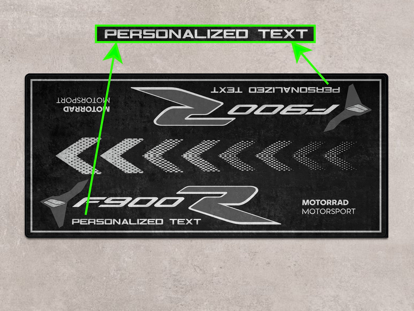 Designed Pit Mat for BMW F900 R Motorcycle - MM7286