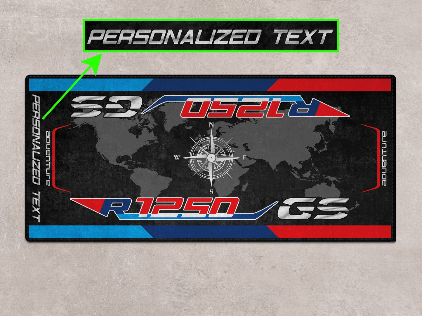 Motorcycle Mat for R1250GS Adventure Motorcycle - MM7247