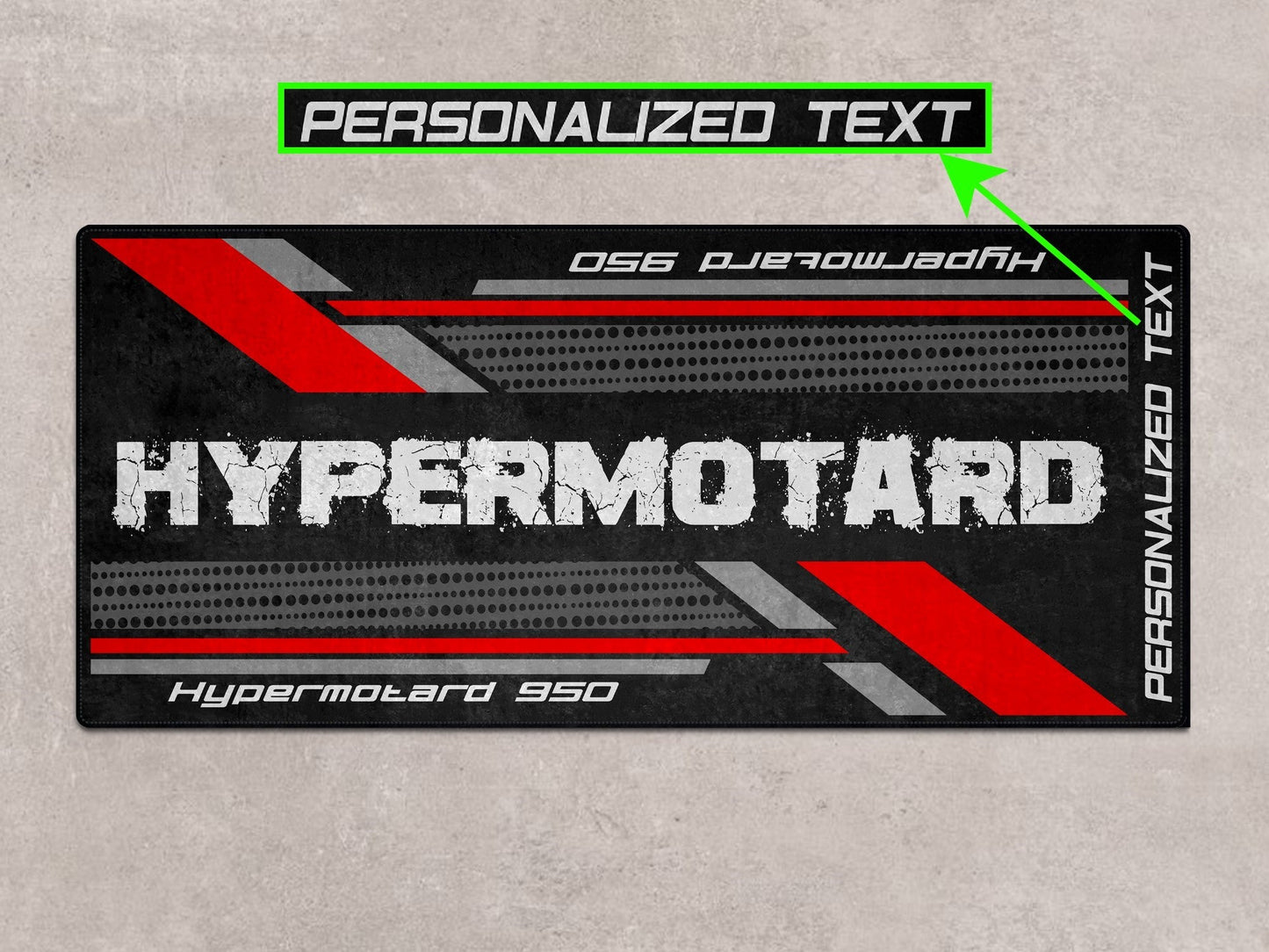 Designed Pit Mat for Ducati Hypermotard 950 RVE Motorcycle - MM7179