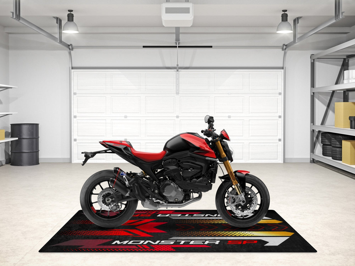 Designed Pit Mat for Ducati Monster SP Motorcycle - MM7196