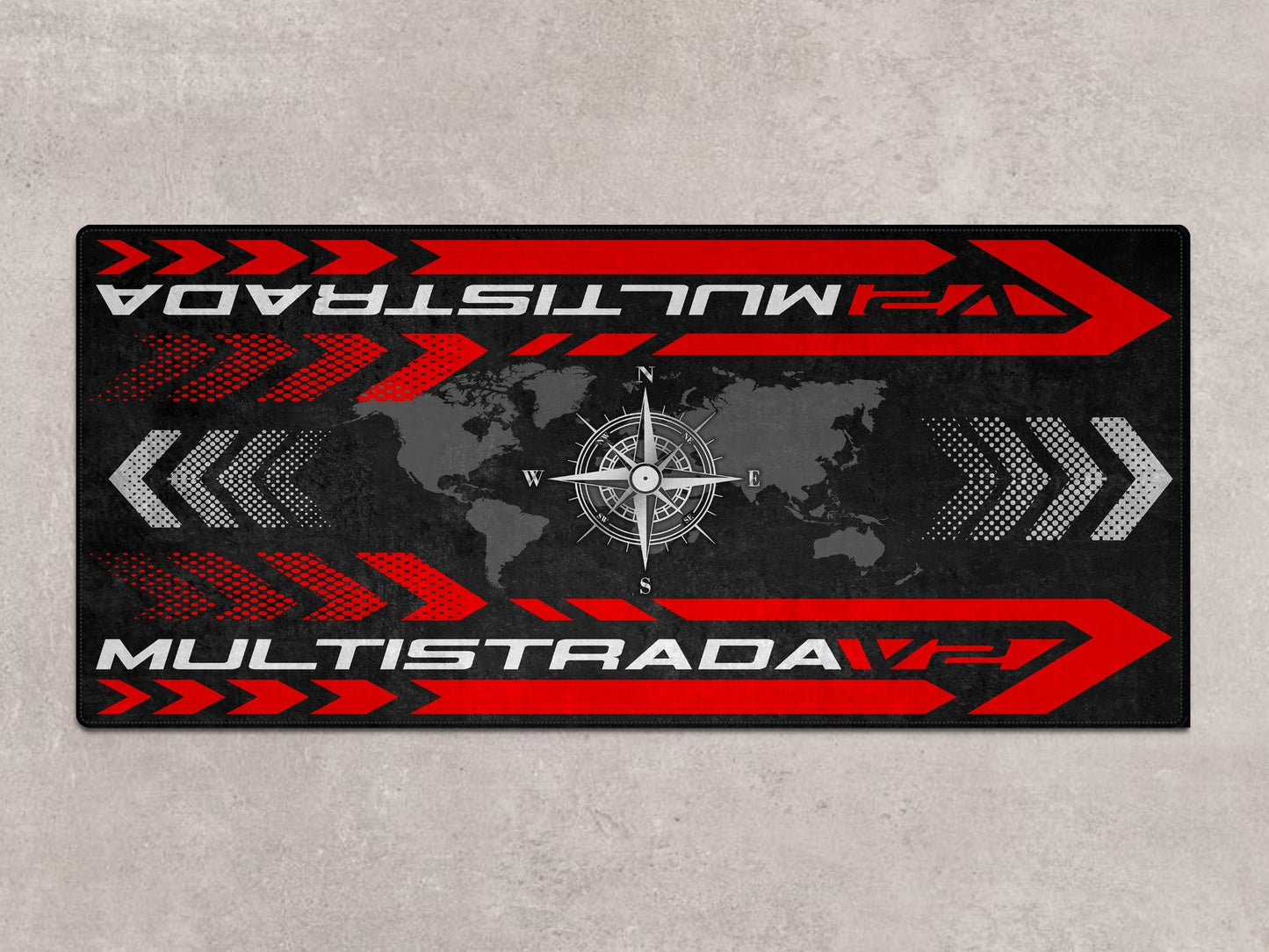 Designed Pit Mat for Ducati Multistrada V2 Motorcycle - MM7162