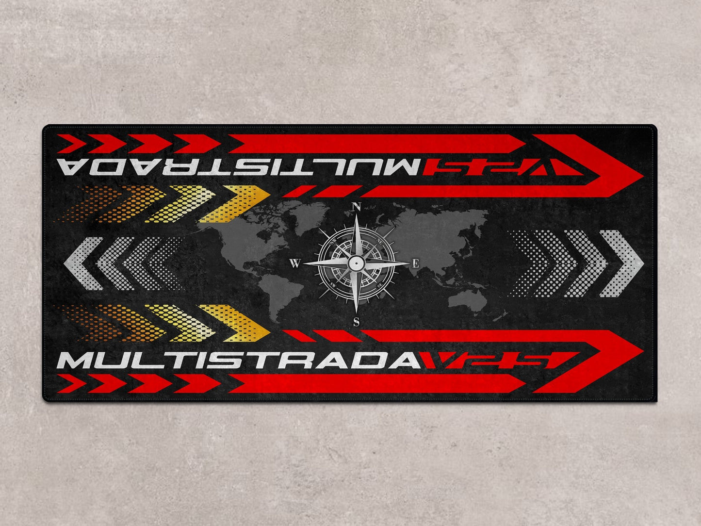 Designed Pit Mat for Ducati Multistrada V2 S Motorcycle - MM7163