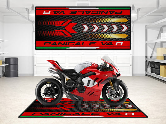 Designed Pit Mat for Ducati Panigale V4 R Motorcycle - MM7189
