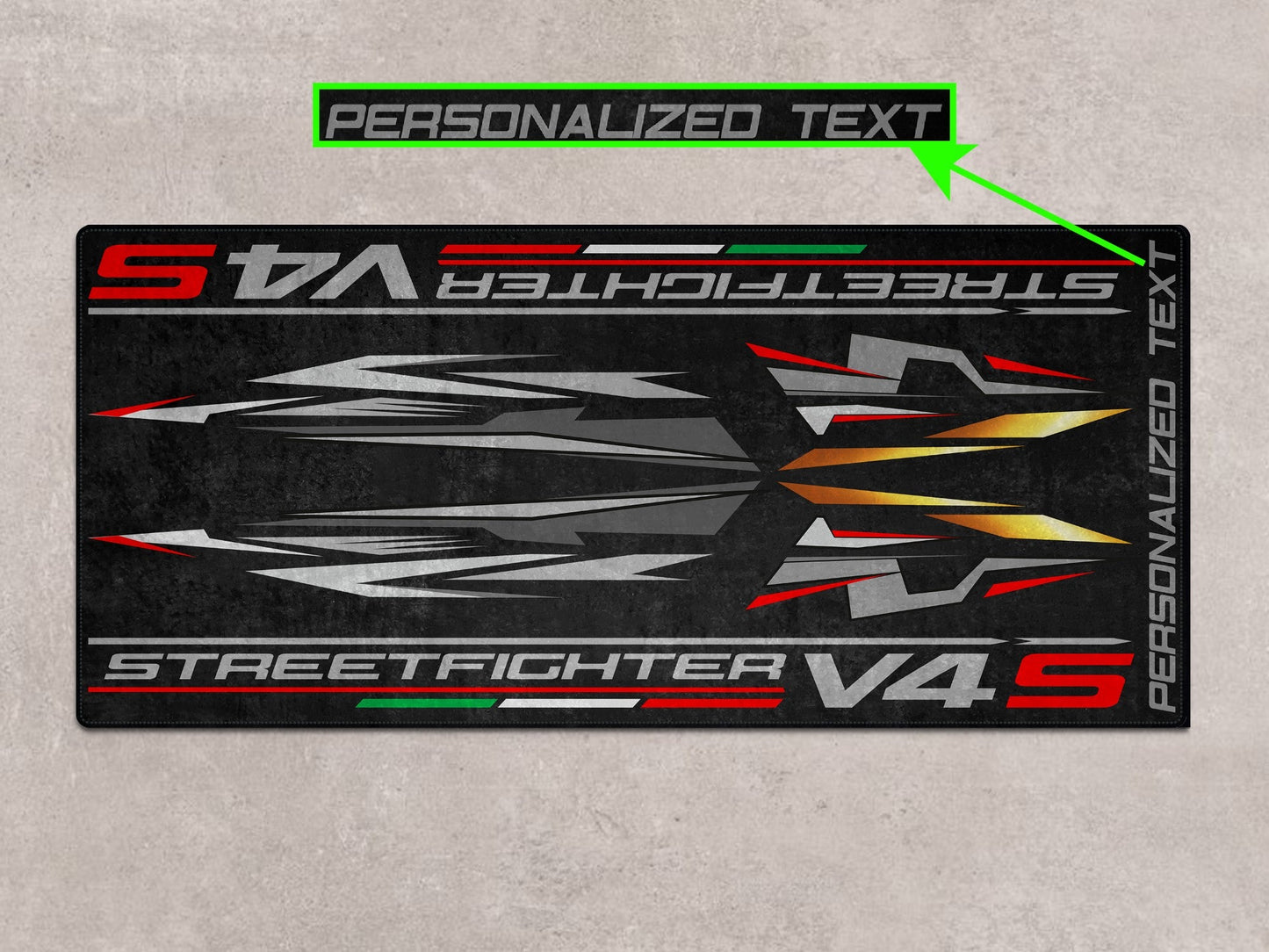 Designed Pit Mat for Ducati Streetfighter V4 S Motorcycle - MM7260