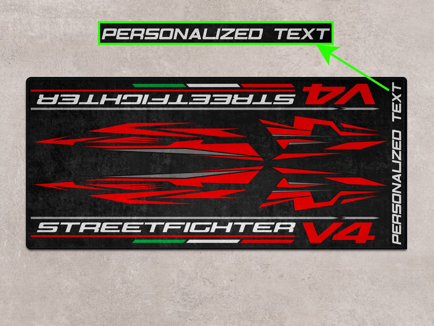 Designed Pit Mat for Ducati Streetfighter V4 Motorcycle - MM7259