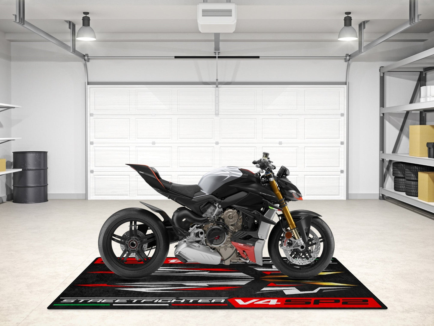 Designed Pit Mat for Ducati Streetfighter V4 SP2 Motorcycle - MM7261