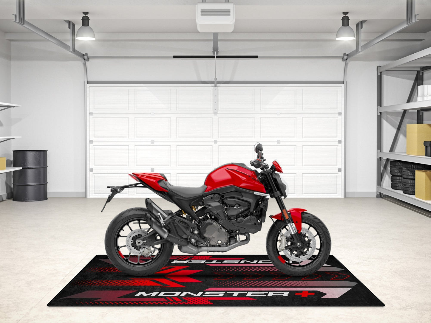 Designed Pit Mat for Ducati Monster + Plus Motorcycle - MM7195