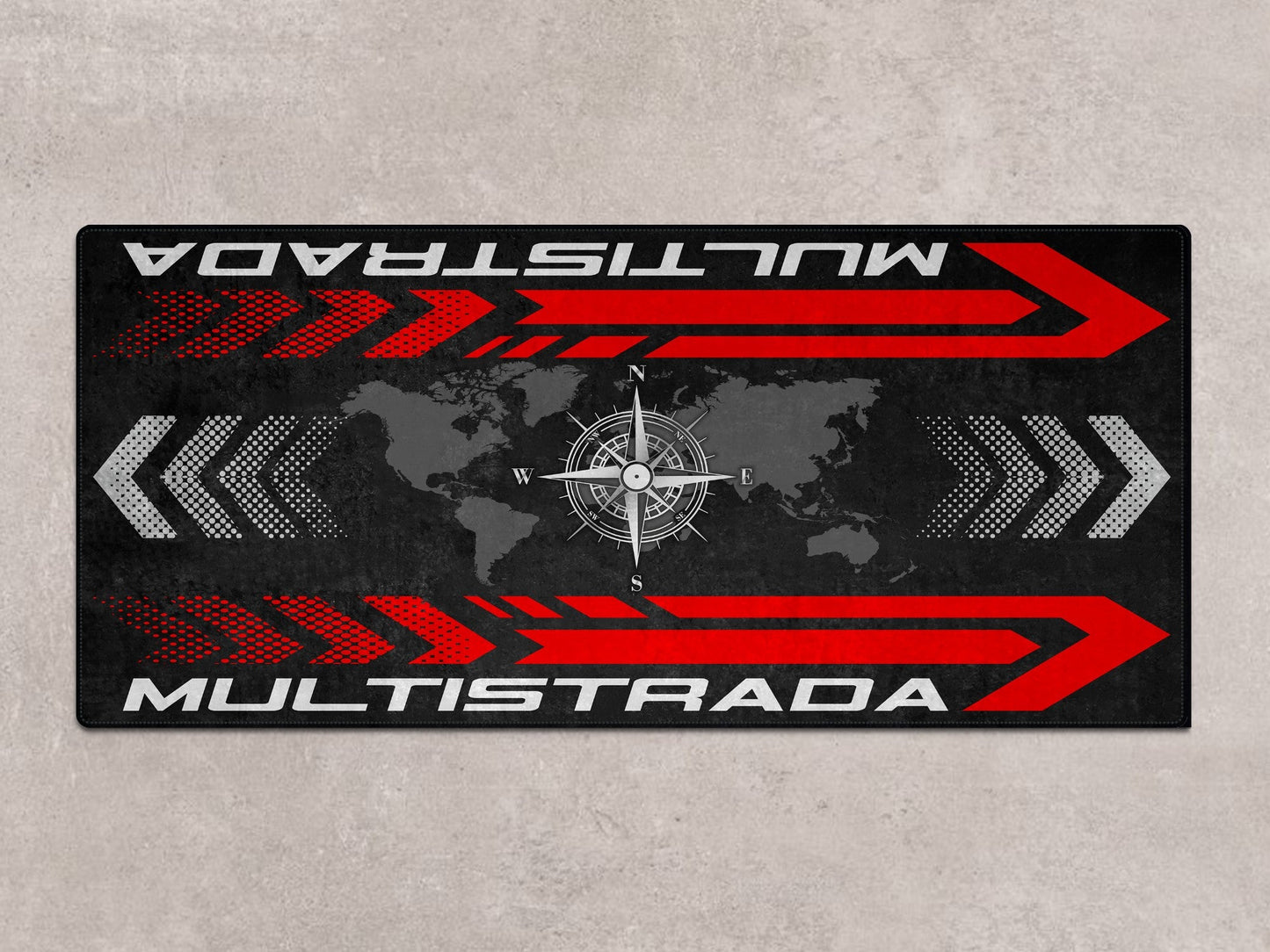 Designed Pit Mat for Ducati Multistrada Motorcycle - MM7177