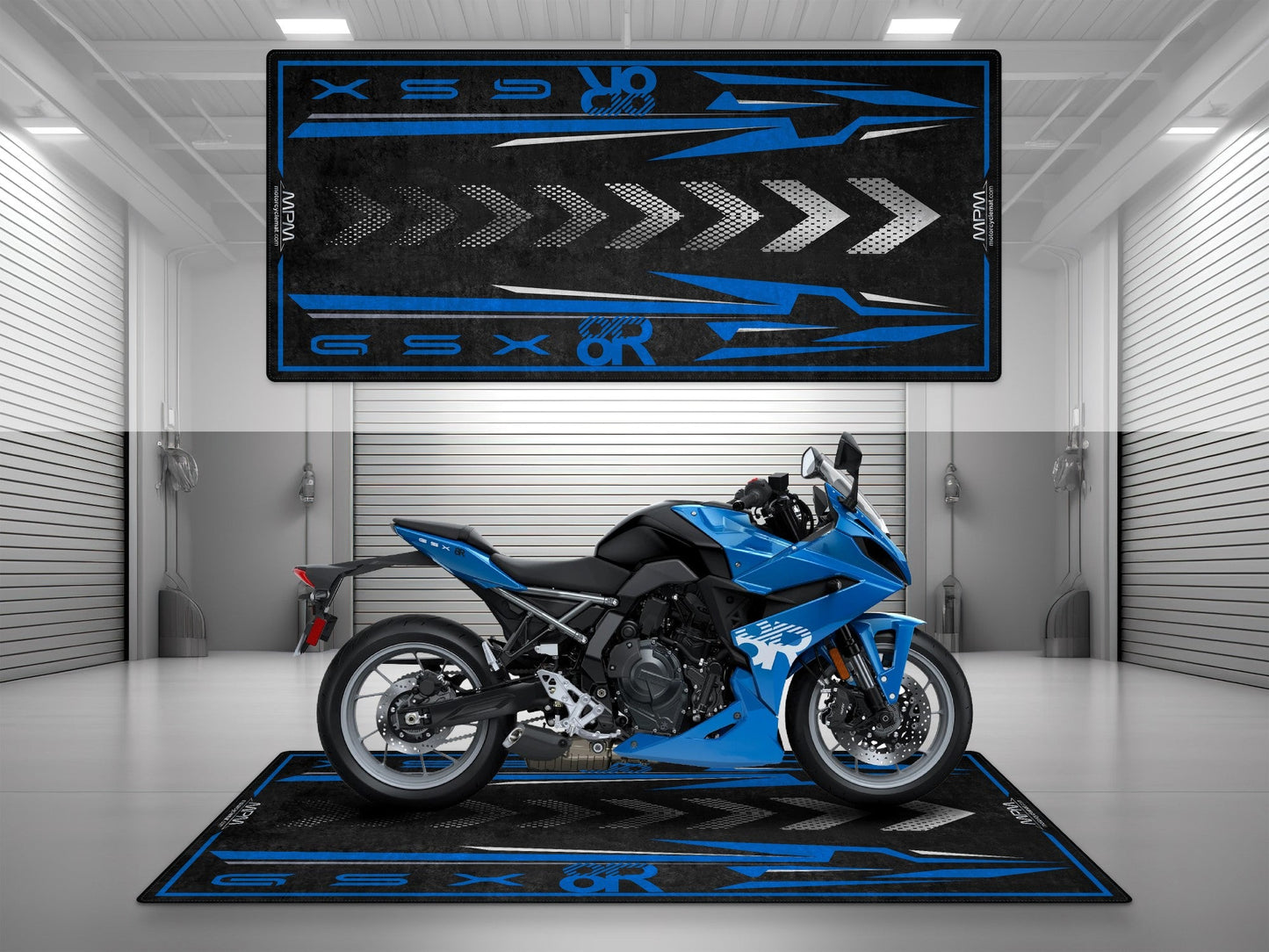 Motorcycle Mat for Suzuki GSX-8R Motorcycle - MM4139
